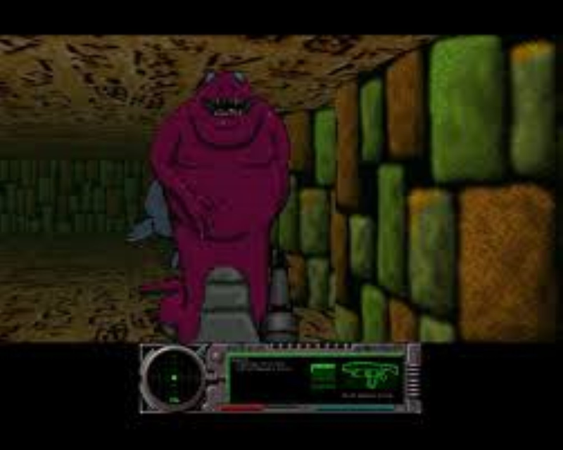 This is Bungies First FPS Game. Pathways Into Darkness. That Purple Thing is...